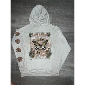 Let love shine butterfly hoodie